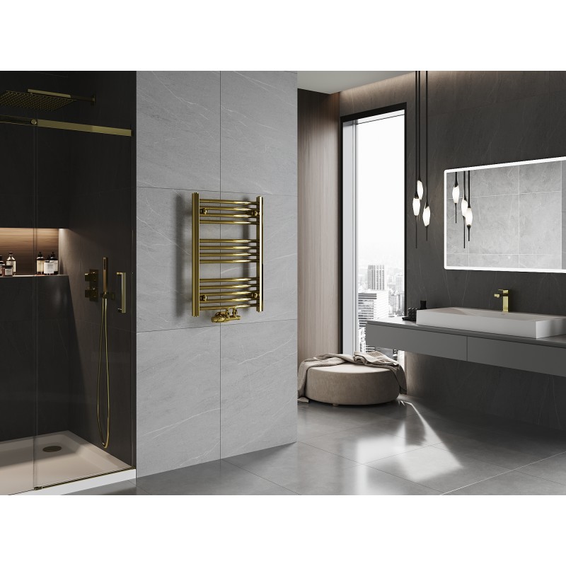 Mexen Ares vonios radiatorių 700 x 500 mm, 226 W, auksinis - W102-0700-500-00-50