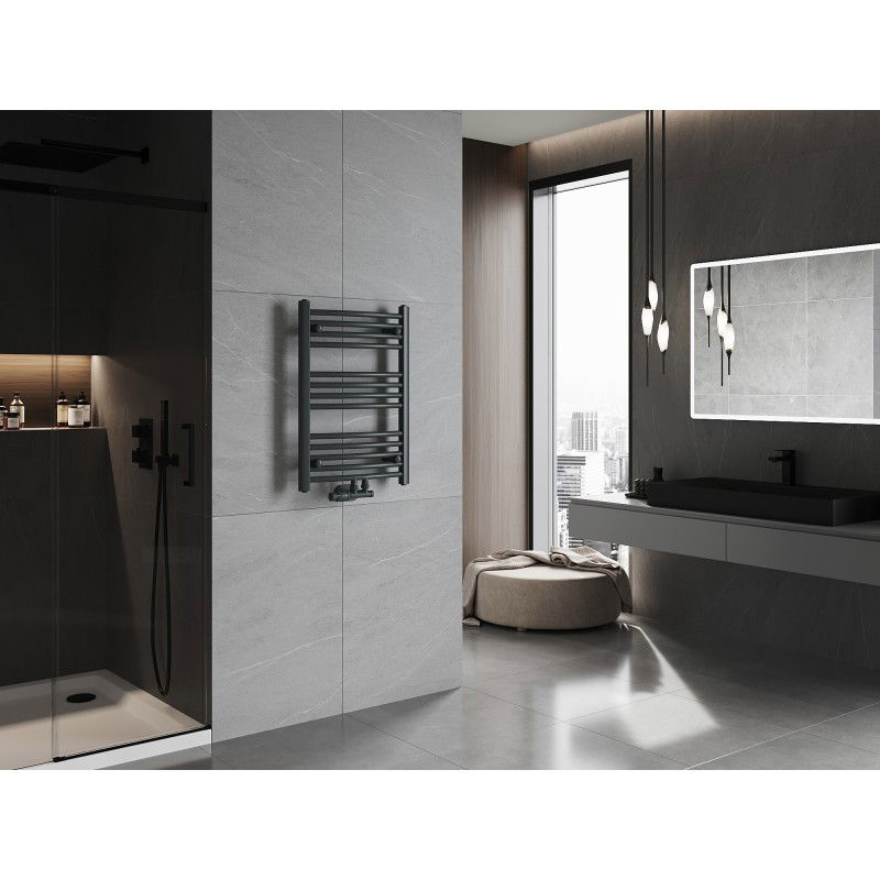 Mexen Ares vonios kambario radiatorius 700 x 500 mm, 286 W, antracitas - W102-0700-500-00-66