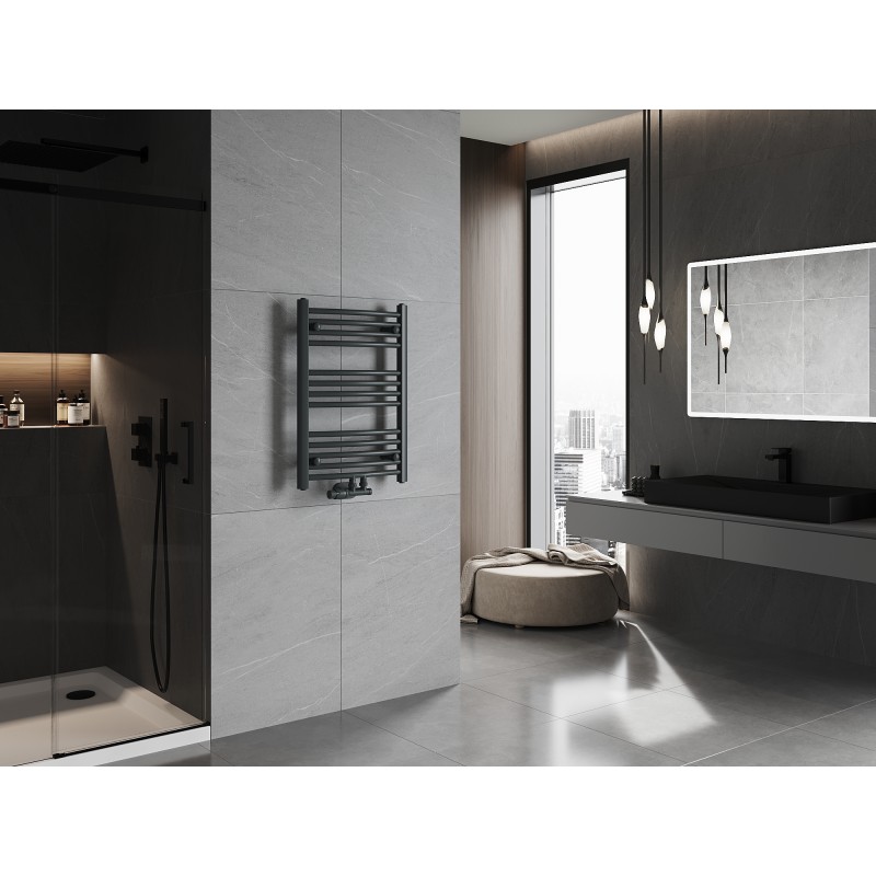 Mexen Ares vonios radiatorius 700 x 500 mm, 286 W, antracitas - W102-0700-500-00-66