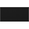 Mexen C21 plokščias radiatorius 300 x 1800 mm, šoninis prijungimas, 1325 W, juodas - W421-030-180-70