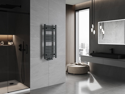 Mexen Ares vonios kambario radiatorius 900 x 400 mm, 312 W, antracitas - W102-0900-400-00-66