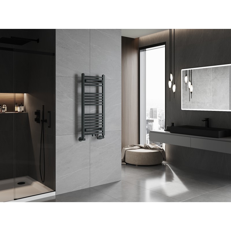 Mexen Ares vonios kambario radiatorius 900 x 400 mm, 312 W, antracitas - W102-0900-400-00-66