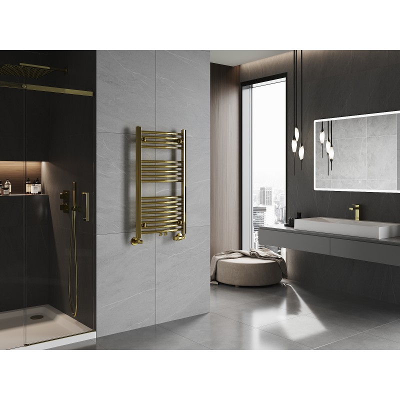 Mexen Ares vonios šildytuvas 900 x 500 mm, 294 W, auksinis - W102-0900-500-00-50