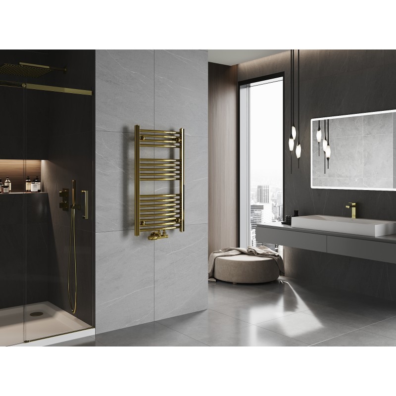 Mexen Ares vonios šildytuvas 900 x 500 mm, 294 W, auksinis - W102-0900-500-00-50