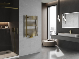 Mexen Ares vonios šildytuvas 900 x 600 mm, 342 W, auksinis - W102-0900-600-00-50