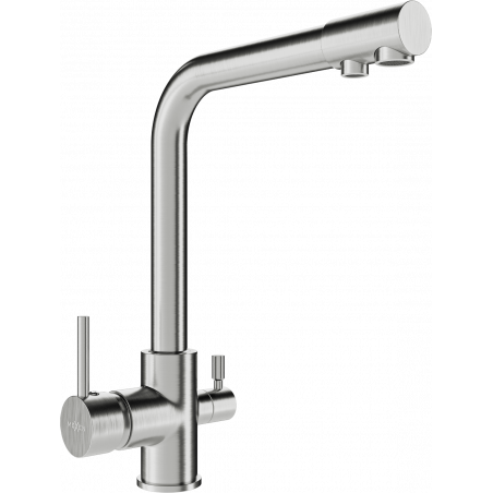 Mexen Duero virtuvinis maišytuvas, inox - 671600-99