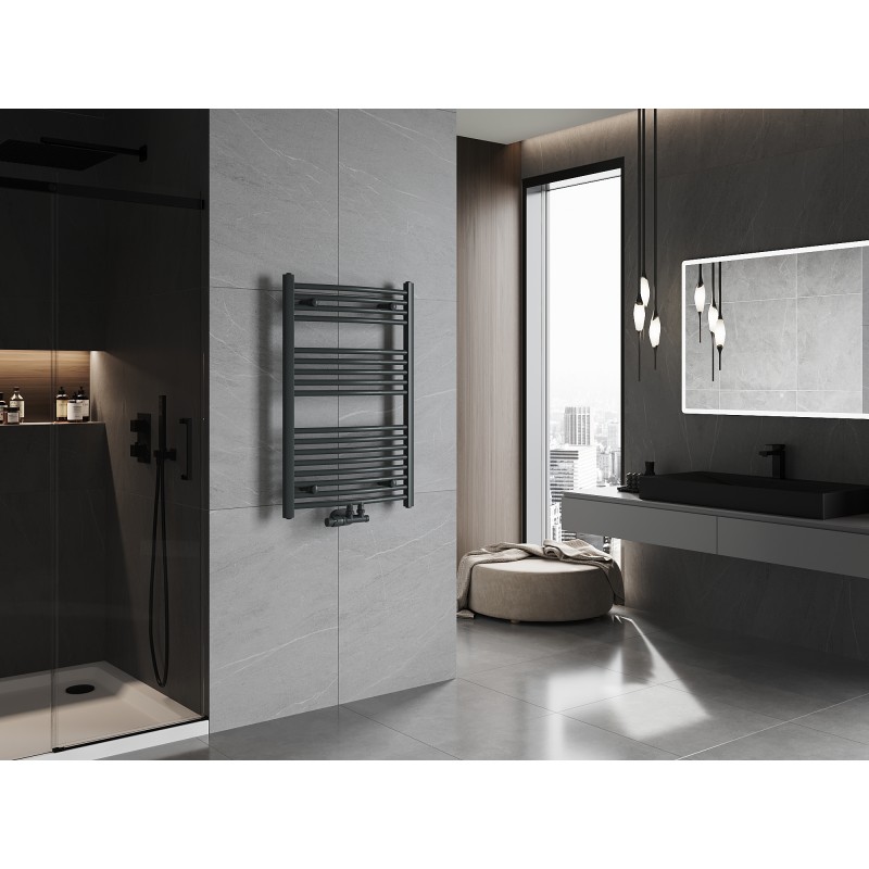 Mexen Ares vonios radiatorius 900 x 600 mm, 433 W, antracitas - W102-0900-600-00-66