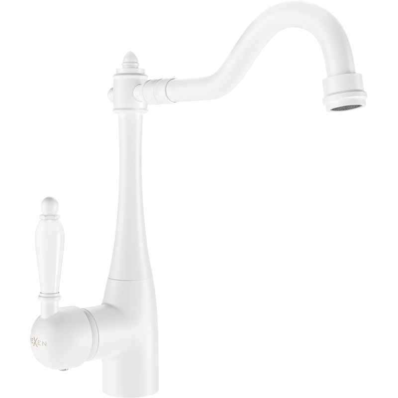 Mexen Carla virtuvinis maišytuvas, baltas - 670700-20