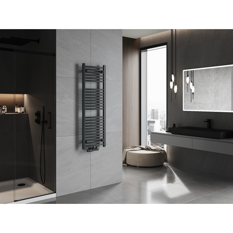 Mexen Ares vonios radiatoriaus 1200 x 400 mm, 442 W, antracito spalvos - W102-1200-400-00-66
