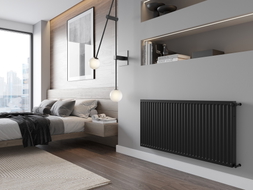 Mexen C21 plokštinis radiatorius 600 x 1000 mm, šoninis prijungimas, 1282 W, juodas - W421-060-100-70