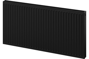 Mexen C21 plokščias radiatorius 600 x 1000 mm, šoninis prijungimas, 1282 W, juodas - W421-060-100-70