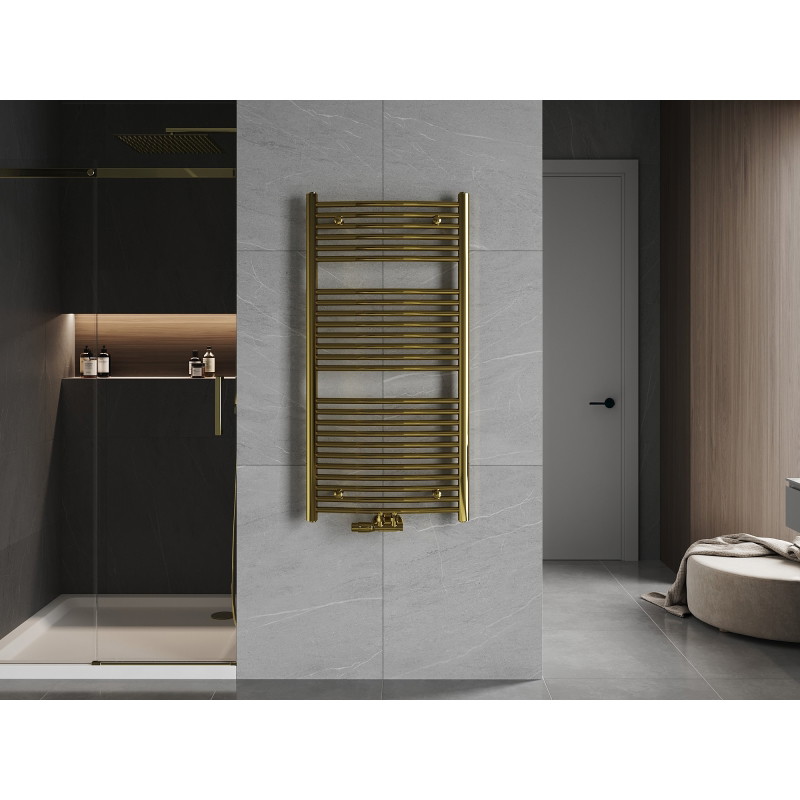 Mexen Ares vonios kambario radiatorius 1200 x 600 mm, 490 W, auksinis - W102-1200-600-00-50