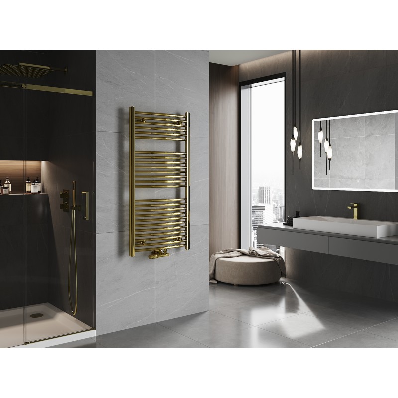 Mexen Ares vonios radiatorius 1200 x 600 mm, 490 W, auksinė - W102-1200-600-00-50
