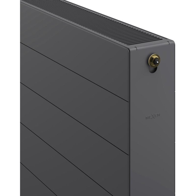 Mexen CVL22 Line plokštinis radiatorius 300 x 700 mm, apatinis prijungimas, 630 W, antracitas - W622L-030-070-66