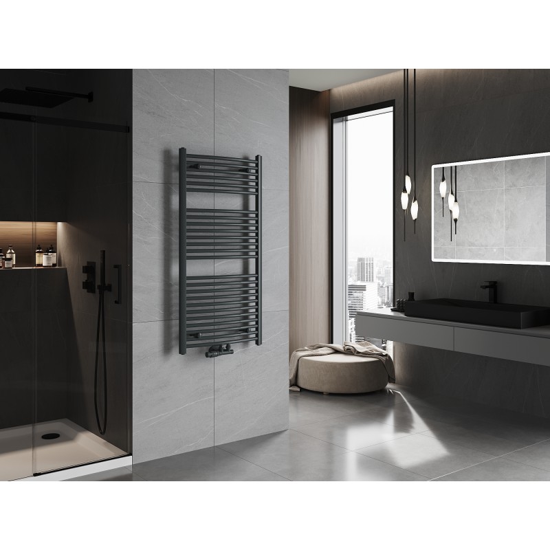 Mexen Ares vonios radiatorių 1200 x 600 mm, 620 W, antracitas - W102-1200-600-00-66