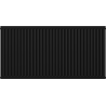 Mexen C33 plokščias radiatorius 400 x 1800 mm, šoninis prijungimas, 3040 W, juodas - W433-040-180-70