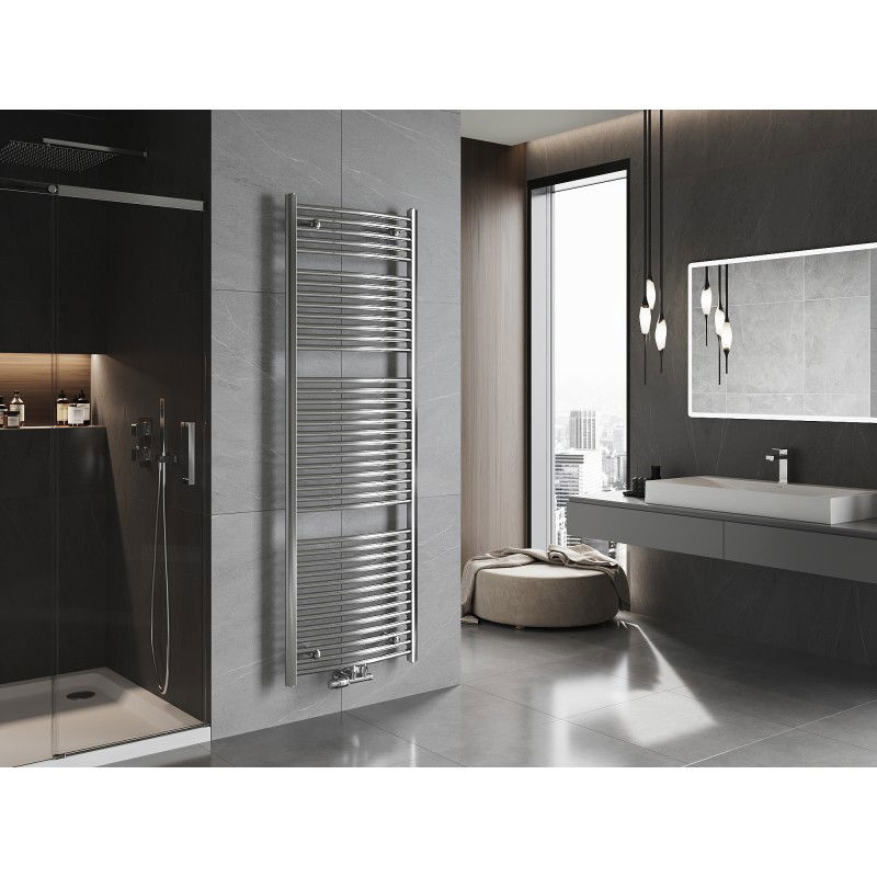 Mexen Ares vonios kambario radiatorius 1800 x 600 mm, 757 W, chromas - W102-1800-600-00-01