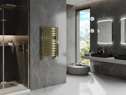 Mexen Helios vonios kambario radiatorius 800 x 500 mm, 301 W, auksinis - W103-0800-500-00-50