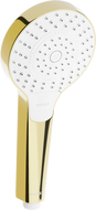 Mexen R-05 trijų funkcijų dušo rankenėlė, auksinė/balta - 79505-50