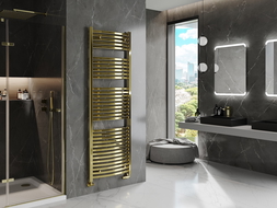 Mexen Helios 1800 x 600 mm vonios kambario radiatorius, 782 W, auksinis - W103-1800-600-00-50