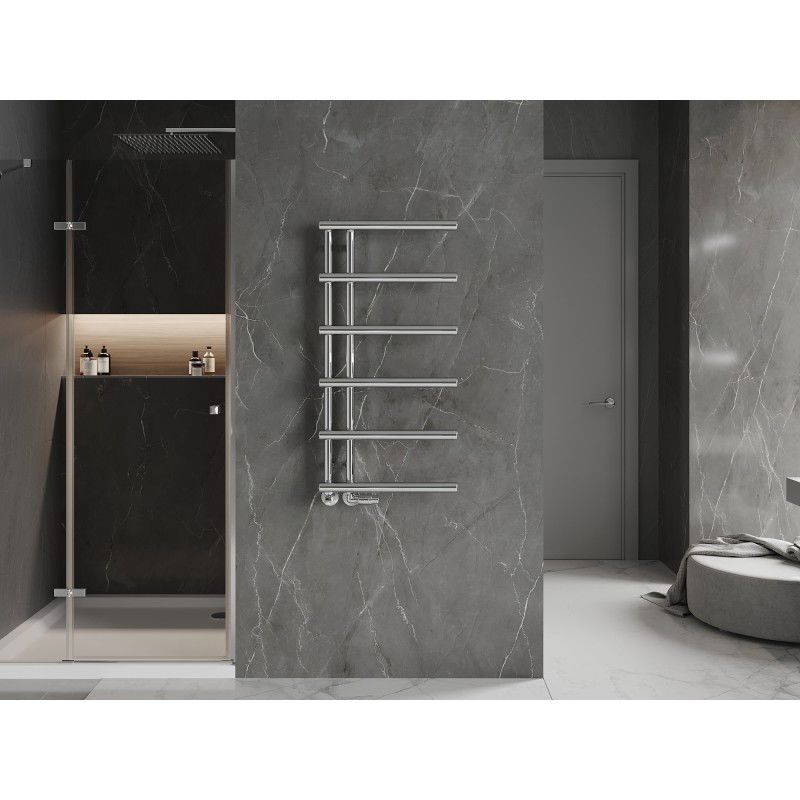 Mexen Jukon dekoratyvinis vonios kambario radiatorius 988 x 500 mm, 246 W, chromas - W116-0988-500-00-01