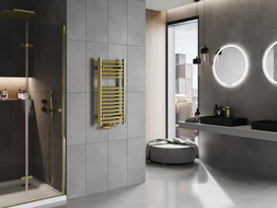 Mexen Hades vonios kambario radiatorius 800 x 400 mm, 253 W, auksinis - W104-0800-400-00-50