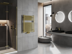 Mexen Hades vonios kambario radiatorius 800 x 600 mm, 357 W, auksinis - W104-0800-600-00-50