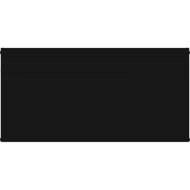 Mexen Line CL11 plokštelinis radiatorius 600 x 700 mm, šoninis prijungimas, 548 W, juodas - W411L-060-070-70