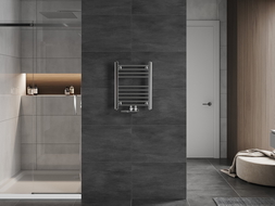 Mexen Mars vonios šildytuvas 500 x 400 mm, 141 W, chromas - W110-0500-400-00-01