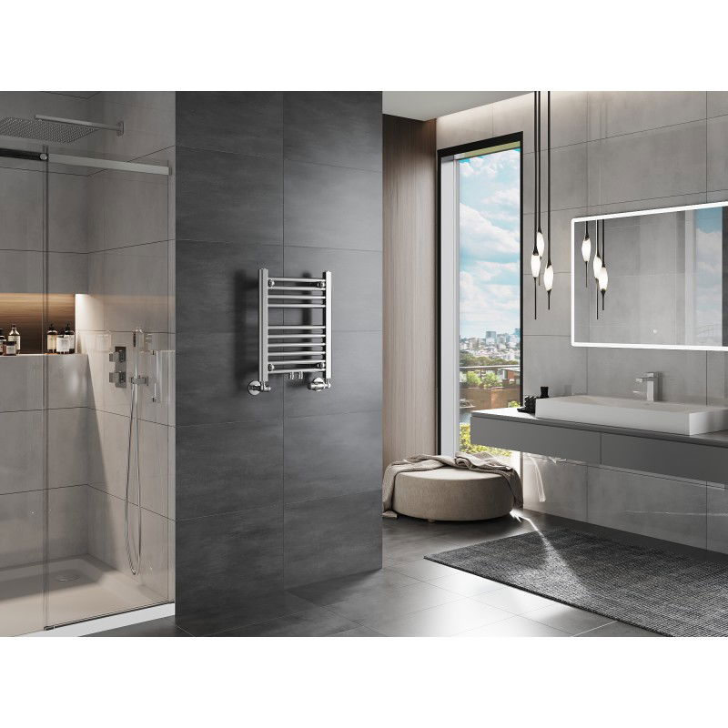 Mexen Mars vonios šildytuvas 500 x 400 mm, 141 W, chromas - W110-0500-400-00-01