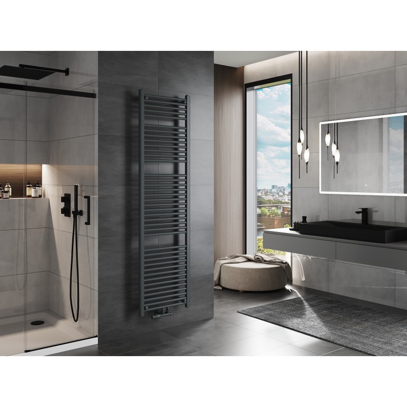 Mexen Mars vonios radiatorius 1800 x 500 mm, 814 W, antracitas - W110-1800-500-00-66