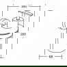 Mexen Tiber muilo dozatorius, Chromo - 7050540-00