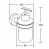 Mexen Tiber muilo dozatorius, Juoda - 7050540-70