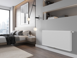 Mexen CC22 radiator 300 x 1400 mm, lower central connection, 1306 W, white - W6C22-030-140-00