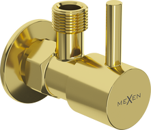 Mexen R1 kampinis vožtuvas baterijai 1/2"x3/8", auksinis - 79970-50