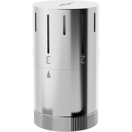 Mexen Uni-T radiatoriaus termostatinė galvutė, chromo spalvos - W908-005-01