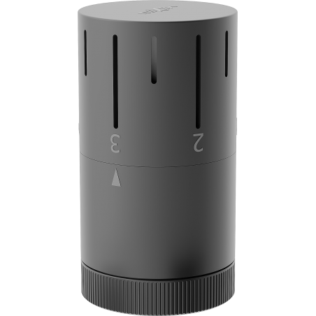 Mexen Uni-T radiatoriaus termostatinė galvutė, antracito spalvos - W908-005-66