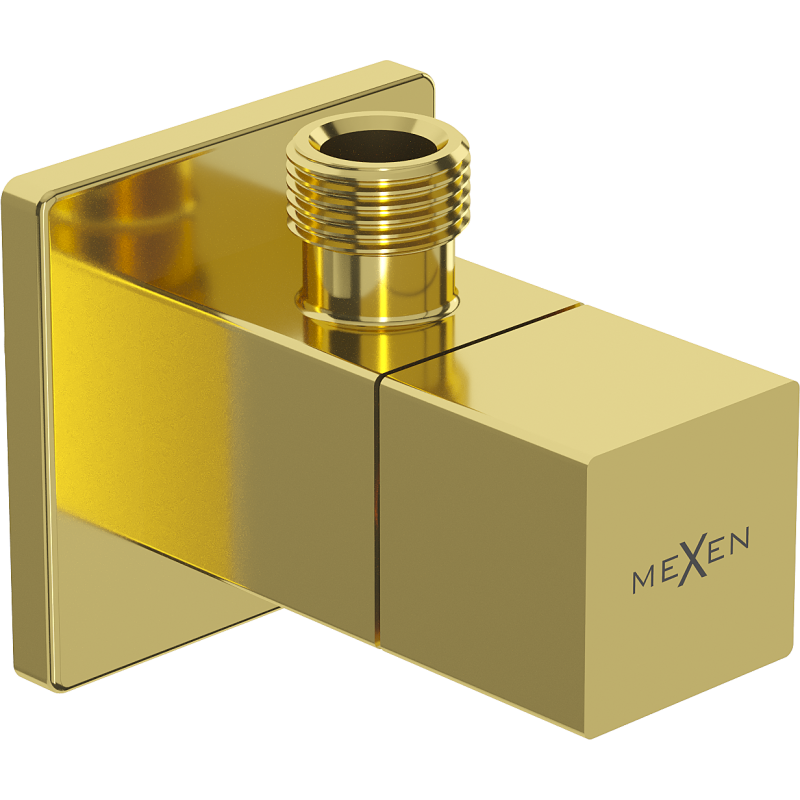 Mexen S kampinis vožtuvas maišytuvui 1/2"x3/8", auksinis - 79971-50