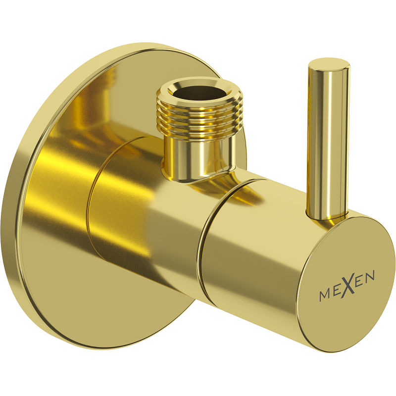 Mexen R2 kampinis vožtuvas maišytuvui 1/2"x3/8", auksinis - 79972-50