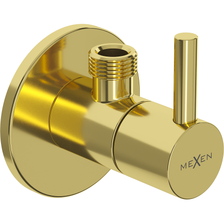 Mexen R2 kampinis vožtuvas maišytuvui 1/2"x3/8", auksinis - 79972-50