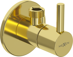 Mexen R2 kampinis vožtuvas maišytuvui 1/2"x3/8", auksinis - 79972-50