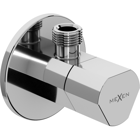 Mexen T kampinis vožtuvas maišytuvams 1/2"x3/8", chromas - 79973-00