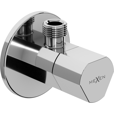 Mexen T kampinis vožtuvas maišytuvui 1/2"x3/8", chromas - 79973-00