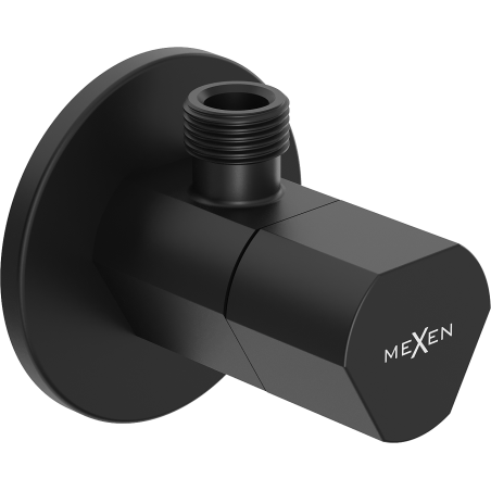 Mexen T kampinis vožtuvas maišytuvui 1/2"x3/8", juodas - 79973-70