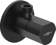 Mexen T kampinis vožtuvas maišytuvui 1/2"x3/8", juodas - 79973-70