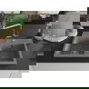 Mexen Hektor granitinis dviejų skyrių virtuvės kriauklė 800 x 480 mm, pilka, chromuota sifonas - 6521802000-71