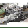 Mexen Hektor granitinis dviejų skyrių virtuvės kriauklė 800 x 480 mm, pilka, chromuota sifonas - 6521802000-71