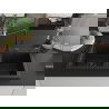 Mexen Hektor 2 kamerų granitinė plautuvė 800 x 480 mm, juoda/auksinis metalikas, juodas sifonas - 6521802000-75-B