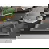 Mexen Omar granitinė 1 dubens kriauklė 800 x 480 mm, pilka, chromuotas sifonas - 6520801005-71