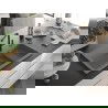 Mexen Omar vienos dalies granitinė kriauklė 800 x 480 mm, pilka, juodas sifonas - 6520801005-71-B